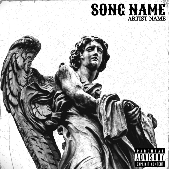 Angel Statue album cover Template PosterMyWall